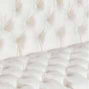 Contemporary Noble House 3-seater sofa with button tufting, stationary design, in a modern living room setting