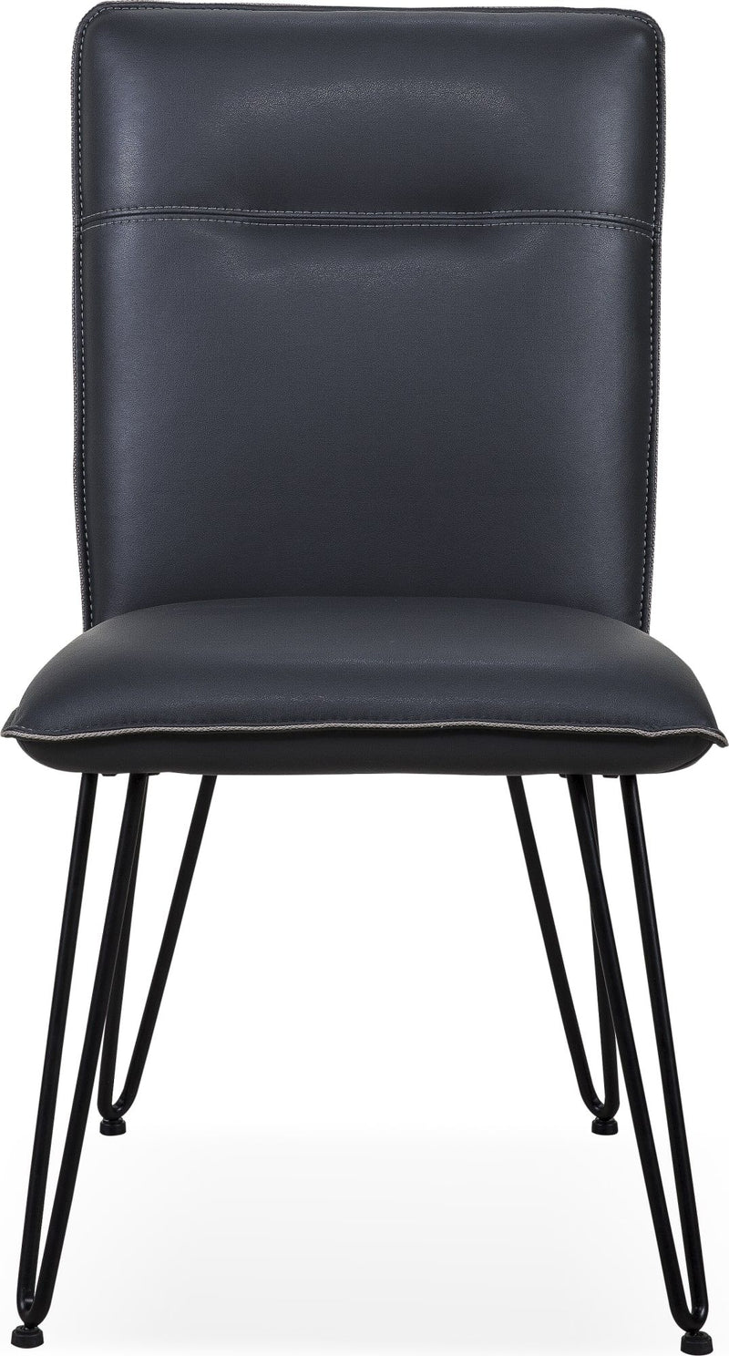 Demi Hairpin Leg Modern Dining Chair in Cobalt