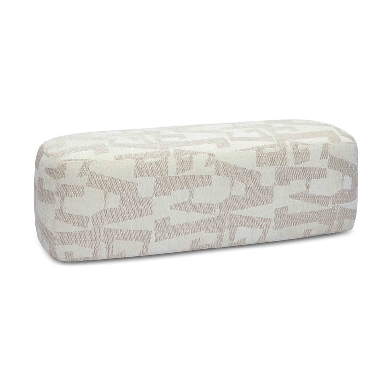 Graceland - Jacquard Bench - Cream - R&R Furniture Gallery (Fountain Valley, CA)