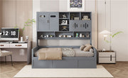 Daybed With All-In-One Cabinet And Shelf - R&R Furniture Gallery (Fountain Valley, CA)