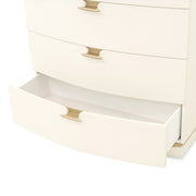 La Terrazza - 5-Drawer Chest - Creamy Pearl - R&R Furniture Gallery (Fountain Valley, CA)