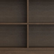Harper - 4 Shelf Low Bookcase - Walnut Brown - R&R Furniture Gallery (Fountain Valley, CA)