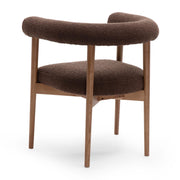 Spara - Performance Boucle Dining Chair - Chocolate Brown - R&R Furniture Gallery (Fountain Valley, CA)