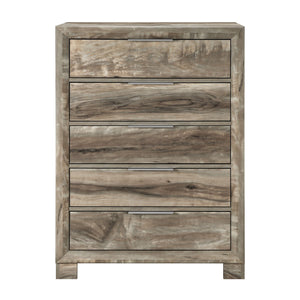 Callisie - Chest With 5 Drawers - Brown