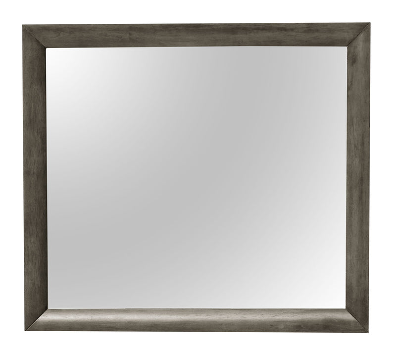 Modern design mirror by Glory Furniture with a sleek, minimalist frame, suitable for contemporary home decor.