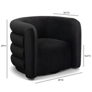 Curves - Velvet Swivel Accent Chair - R&R Furniture Gallery (Fountain Valley, CA)