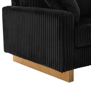 Modern Loveseat Sofa With 4 Pillows - R&R Furniture Gallery (Fountain Valley, CA)