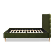 Stockholm - Modern Wavy Headboard Platform Bed - R&R Furniture Gallery (Fountain Valley, CA)