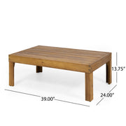 Outdoor 4 seater acacia wood chat set with wicker accents and beige cushions, ideal for patio or garden seating.