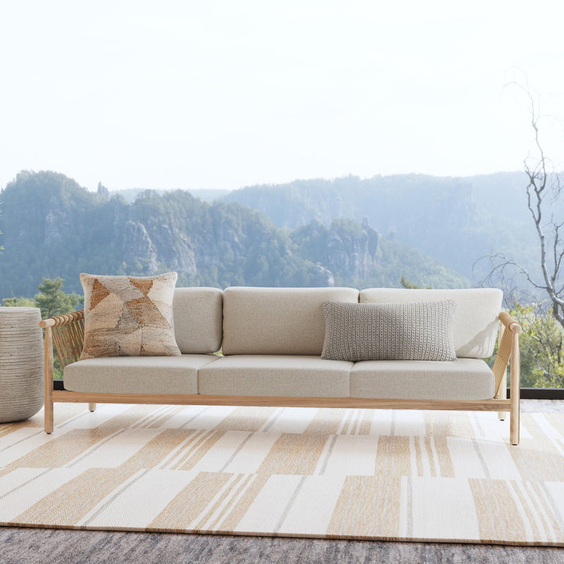 Leo - Outdoor Sofa - Taupe - R&R Furniture Gallery (Fountain Valley, CA)