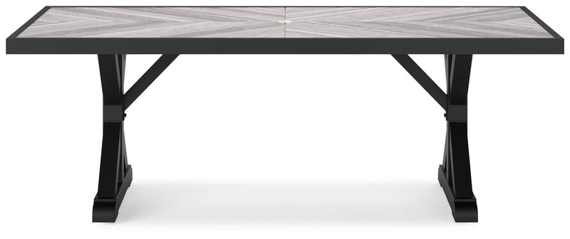 Beachcroft - Rect Dining Table W/Umb Opt - R&R Furniture Gallery (Fountain Valley, CA)