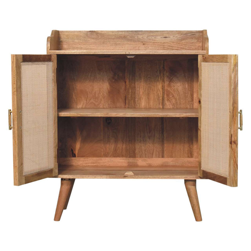 Larissa - T Bar Raised Cabinet - Brown - R&R Furniture Gallery (Fountain Valley, CA)