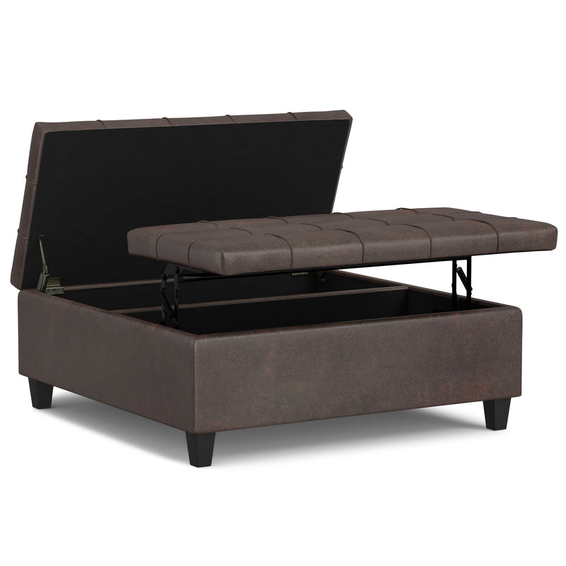 Harrison - Large Coffee Table Storage Ottoman - R&R Furniture Gallery (Fountain Valley, CA)