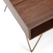 Hunter - Handcrafted Lift Top Coffee Table - R&R Furniture Gallery (Fountain Valley, CA)