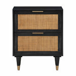 TOV Furniture Sierra accent nightstand with a modern design, featuring a sleek surface and stylish storage drawer.