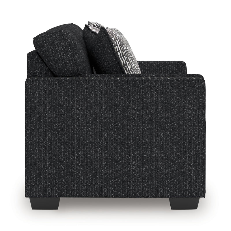 Jasmine Peaks - Loveseat - Coal - R&R Furniture Gallery (Fountain Valley, CA)