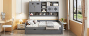 Daybed With All-In-One Cabinet And Shelf - R&R Furniture Gallery (Fountain Valley, CA)