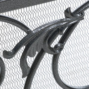 Darcie - Wrought Fireplace Screen, Ornate Design - R&R Furniture Gallery (Fountain Valley, CA)