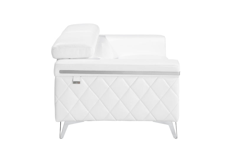 1140 - Top Grain Italian Leather Living Room Set - Black - R&R Furniture Gallery (Fountain Valley, CA)