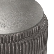 Juno - Cast Aluminum Side Table - Black - R&R Furniture Gallery (Fountain Valley, CA)