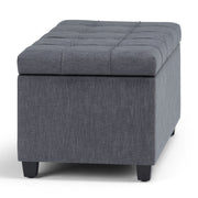Sienna - Upholstered Storage Ottoman Bench - R&R Furniture Gallery (Fountain Valley, CA)