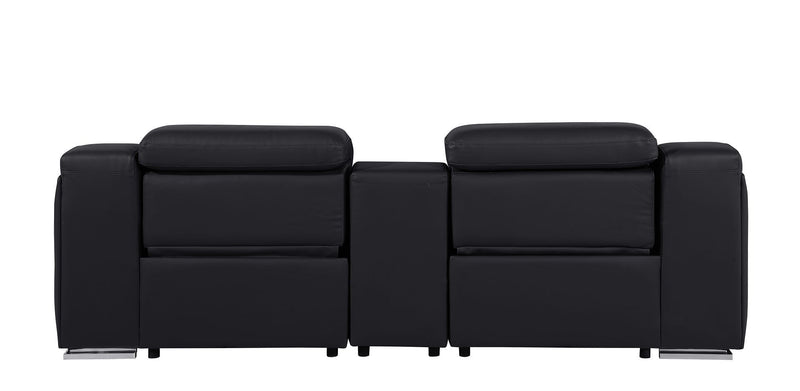 1116 - 3-Piece Modular Power Reclining Console Loveseat In With 2 Power Recliners & Power Headrests