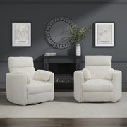 Radius - Power Swivel Glider Recliner (Set of 2) - R&R Furniture Gallery (Fountain Valley, CA)