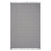 Guros - 8' X 10' Geometric Indoor / Outdoor Area Rug - White - R&R Furniture Gallery (Fountain Valley, CA)