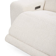 Darrow - Upholstered Power Recliner Sofa - Ivory - R&R Furniture Gallery (Fountain Valley, CA)