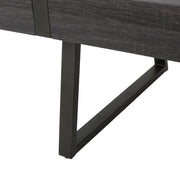 Abitha - Coffee Table With Industrial Powder Coated Metal Legs - R&R Furniture Gallery (Fountain Valley, CA)