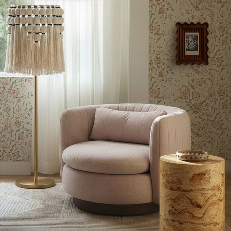Tutu - Floor Lamp - Natural - R&R Furniture Gallery (Fountain Valley, CA)