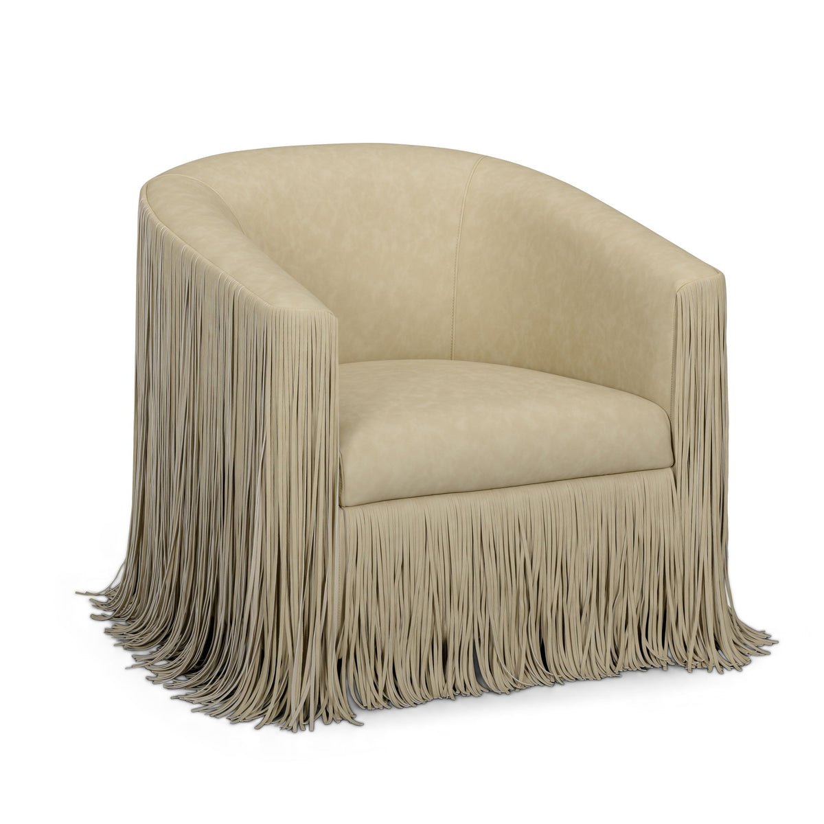 Shag Me - Vegan Leather Swivel Chair