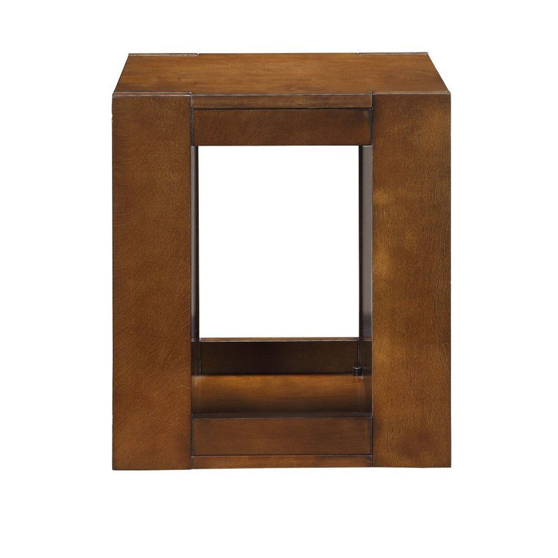 Pisanio - 22" End Table - Espresso - R&R Furniture Gallery (Fountain Valley, CA)