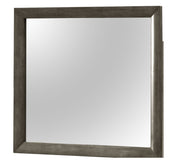 Modern design mirror by Glory Furniture featuring a sleek, minimalist frame and reflective glass, ideal for contemporary interiors.