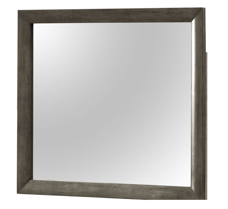 Modern design mirror by Glory Furniture featuring a sleek, minimalist frame and reflective glass, ideal for contemporary interiors.