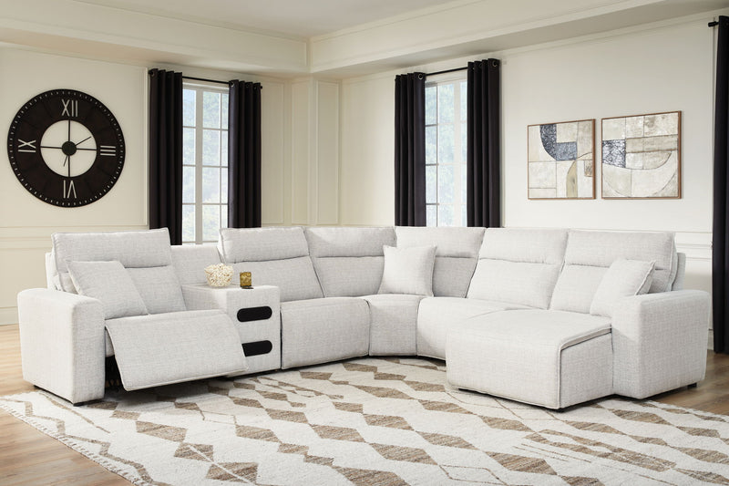 Modmax II - Reclining Sectional - Stone - R&R Furniture Gallery (Fountain Valley, CA)