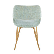 Pair of Lumi Source Margarite contemporary versatile dining chairs in a set of two, featuring modern design and comfortable seating.