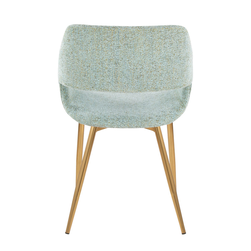 Pair of Lumi Source Margarite contemporary versatile dining chairs in a set of two, featuring modern design and comfortable seating.