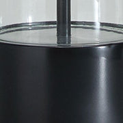 Kerrbrook - Glass Table Lamp - Clear / Black - R&R Furniture Gallery (Fountain Valley, CA)