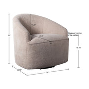 Upholstered 360 Degree Swivel Chair - R&R Furniture Gallery (Fountain Valley, CA)