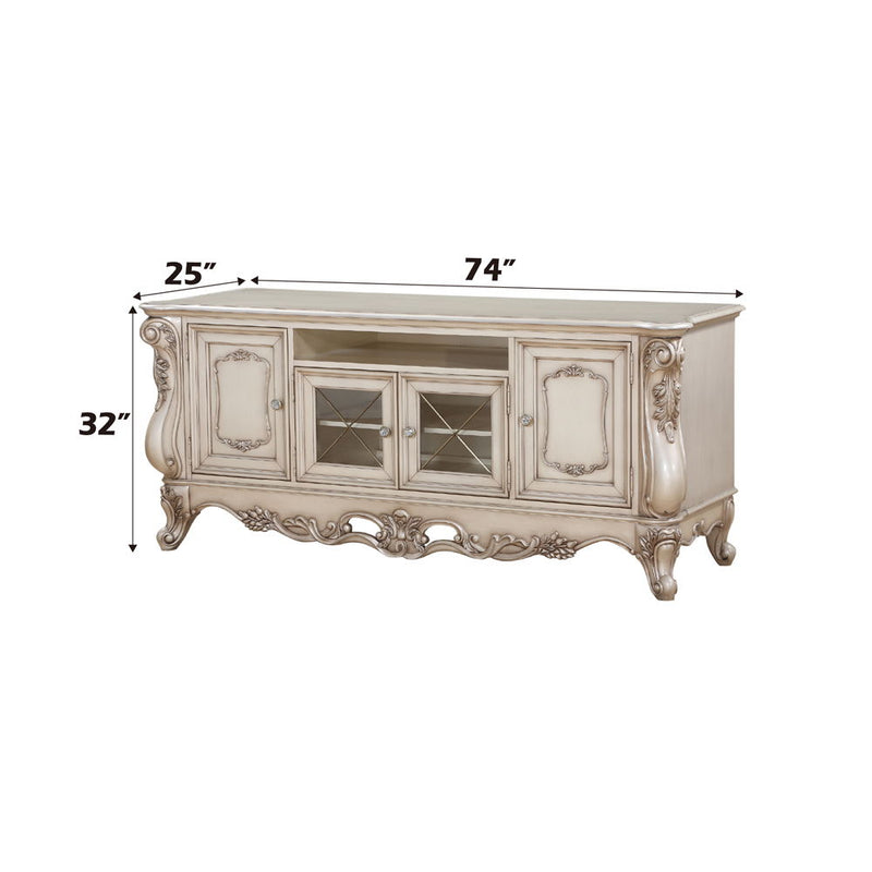 Gorsedd - TV Stand - Golden Ivory - R&R Furniture Gallery (Fountain Valley, CA)