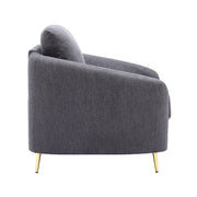 Yuina - Chair - Gray Linen - R&R Furniture Gallery (Fountain Valley, CA)