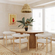 Brandy - Oval Dining Table - Natural - R&R Furniture Gallery (Fountain Valley, CA)