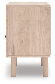 Arloster - One Drawer Night Stand - Tan - R&R Furniture Gallery (Fountain Valley, CA)