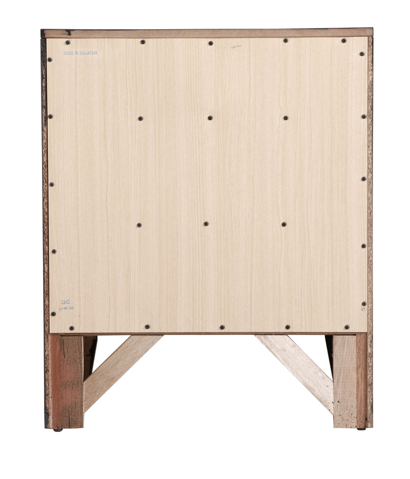 Marilla Cappuccino accent nightstand by Glory Furniture with a sleek wooden finish and minimalist design.