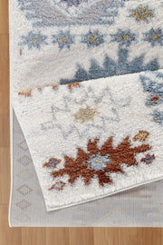 Loft Shag - 5' 3" X 7' Shaggy Area Rug - Ivory - R&R Furniture Gallery (Fountain Valley, CA)
