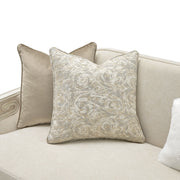 La Marisia - Chenille Sofa - Tranquil / Creamy Pearl - R&R Furniture Gallery (Fountain Valley, CA)
