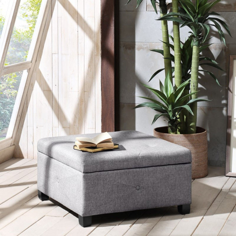 Aspen - Ottoman Soft Close Storage - R&R Furniture Gallery (Fountain Valley, CA)