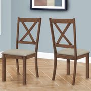 Dining Chair Side, Upholstered For Dining Room, Transitional (Set of 2) - R&R Furniture Gallery (Fountain Valley, CA)