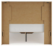 Signature Design by Ashley Lawroy Panel Bed with Storage, showcasing a modern wooden bed frame with built-in storage drawers.